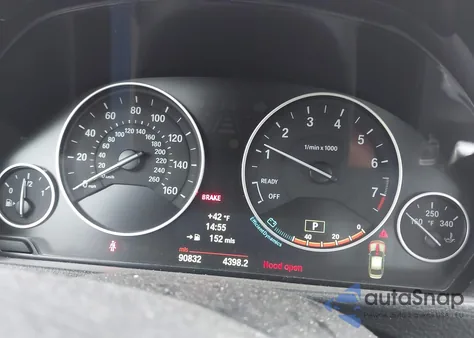 2013 BMW 328I xDrive из США, поврежденный, VIN WBA3B5G52DNS00373